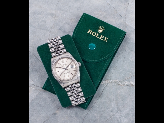 Rolex Datejust 36 Jubilee Silver Tapisserie/Argento Tapisserie 16030