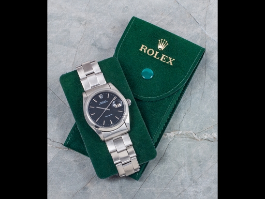 Rolex Oysterdate Precision 34 Nero Oyster Matt Black Onyx  Watch  6694 