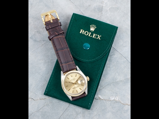 Rolex Date 34 Champagne Crissy  Watch  1500