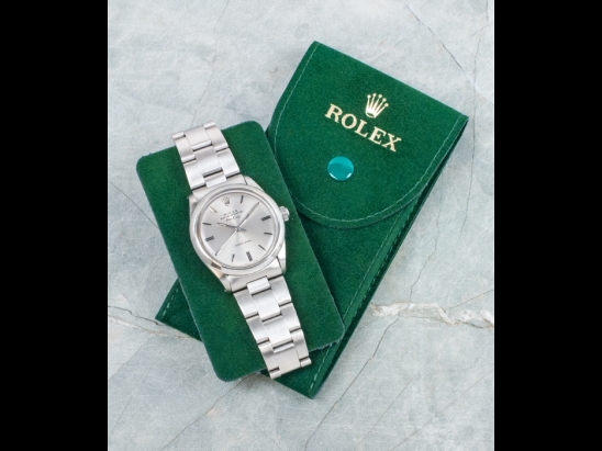 Ролекс (Rolex) AirKing 34 Argento Oyster Silver Lining 5500
