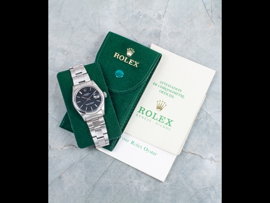 劳力士 (Rolex) Date 34 Nero Oyster Matt Black Onyx - Rolex Paper 1500