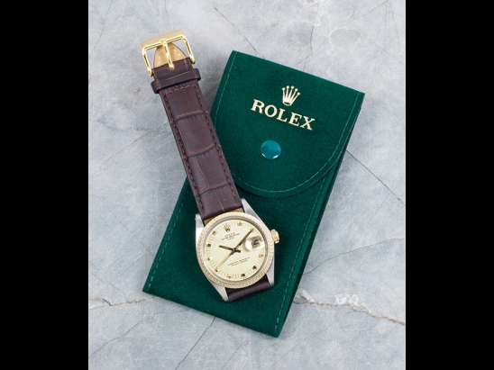 Rolex Date 34 Champagne Crissy  Watch  1505