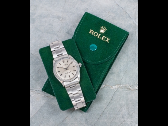 Rolex Oyster Perpetual 34 Argento Oyster Silver Lining  Watch  1007