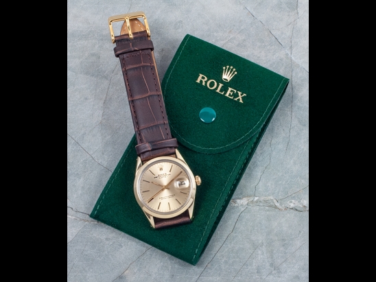 Rolex Date 34 Champagne Crissy  Watch  1550
