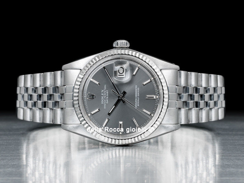 sympati favor Australien Rolex Datejust 34 Jubilee Grey/grigio Watch 1601