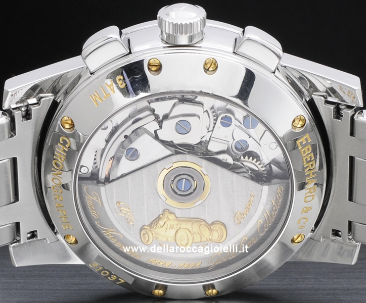 Eberhard \u0026 Co. Tazio Nuvolari Gold Car Watch 31037