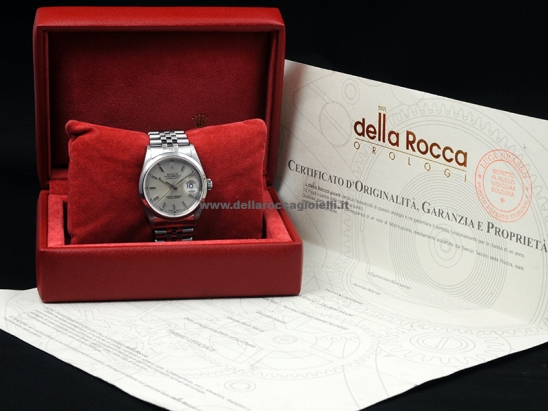 Rolex Datejust 36 Jubilee Silver/Argento  Watch  16200 