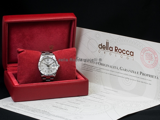 Rolex Date 34 Silver/Argento  Watch  15210
