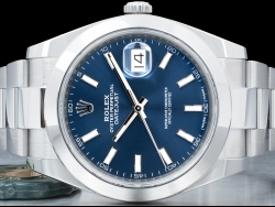 Rolex Datejust 41 Blu Oyster Blue Jeans - Rolex Guarantee 116300