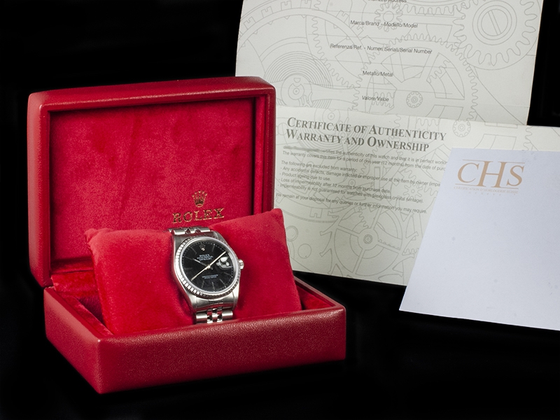Rolex Datejust 36 Jubilee Black/Nero Watch 16220