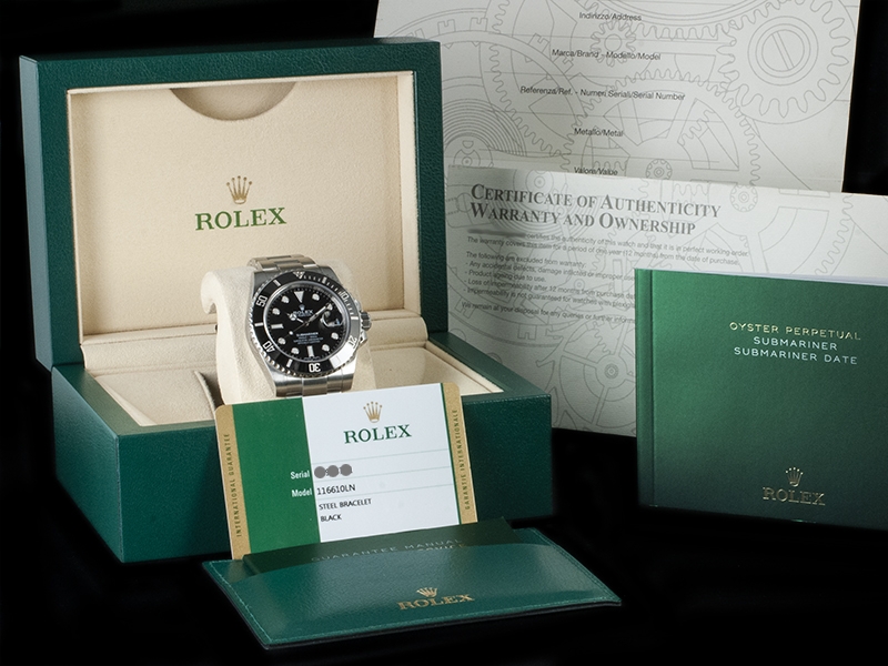 Rolex Submariner Date Ceramic Bezel Watch 116610LN