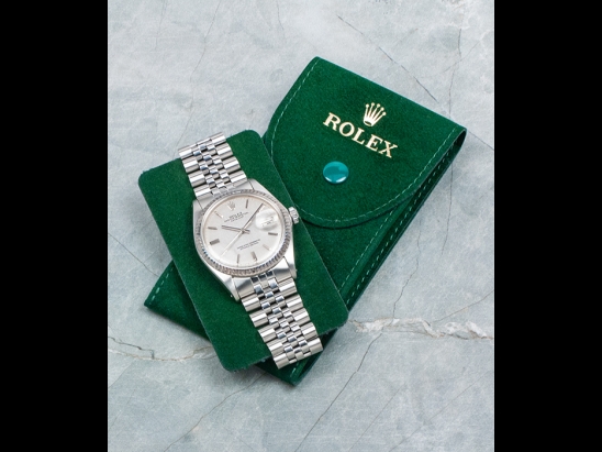 Rolex Datejust 36 Argento Corteccia Jubilee Heavenly Horses   Watch  1601