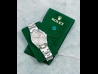 Rolex Date 34 Argento Oyster Silver Lining   Watch  15210