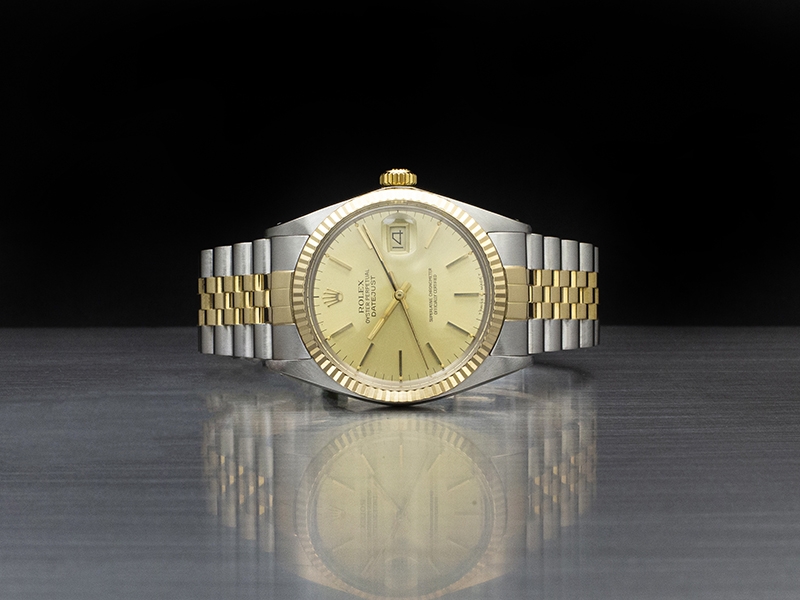 Rolex Datejust 36 Jubilee Champagne Watch 16013