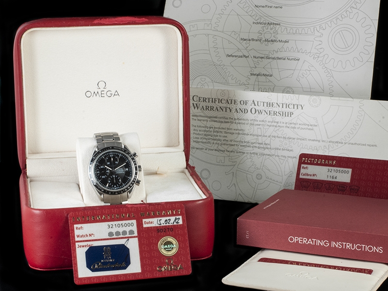 Omega Speedmaster Date Black/Nero Watch 
