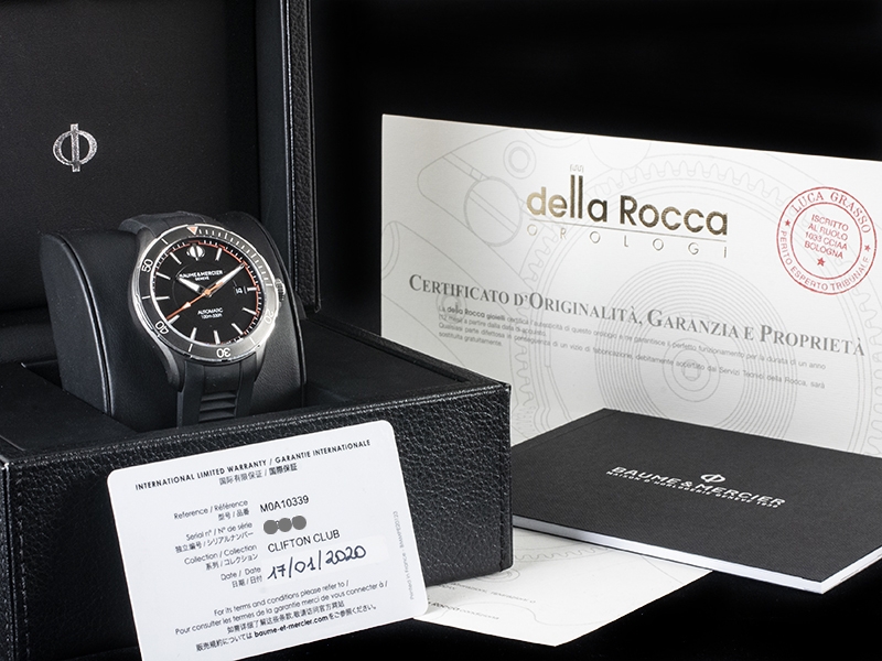 Baume \u0026 Mercier Clifton Club Black/Nero Watch M0A10339