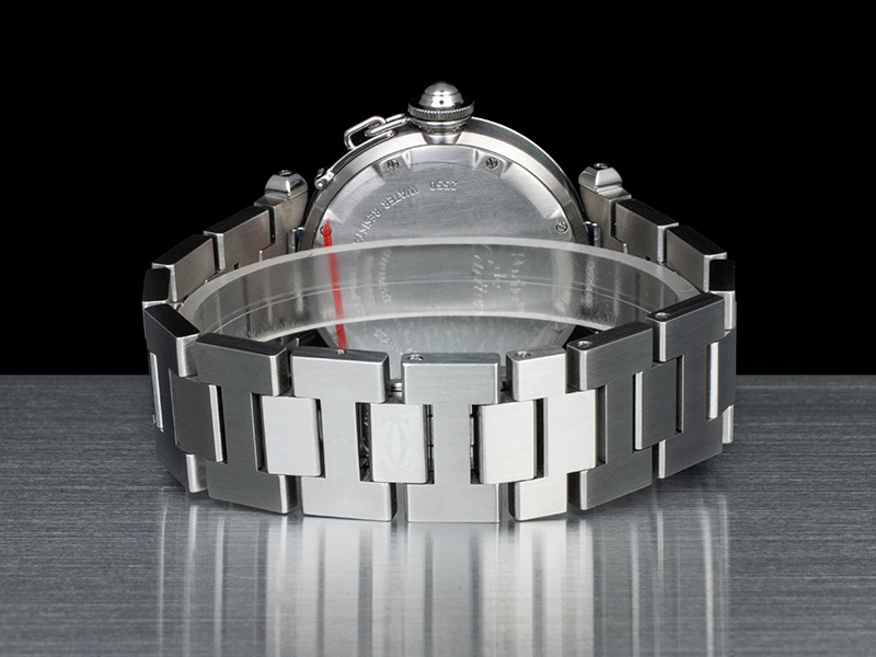 Cartier Pasha C GMT Large Date Black/Nero Watch W31049M7 / 2550