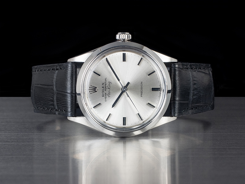 Rolex AirKing 34 Silver/Argento 5500
