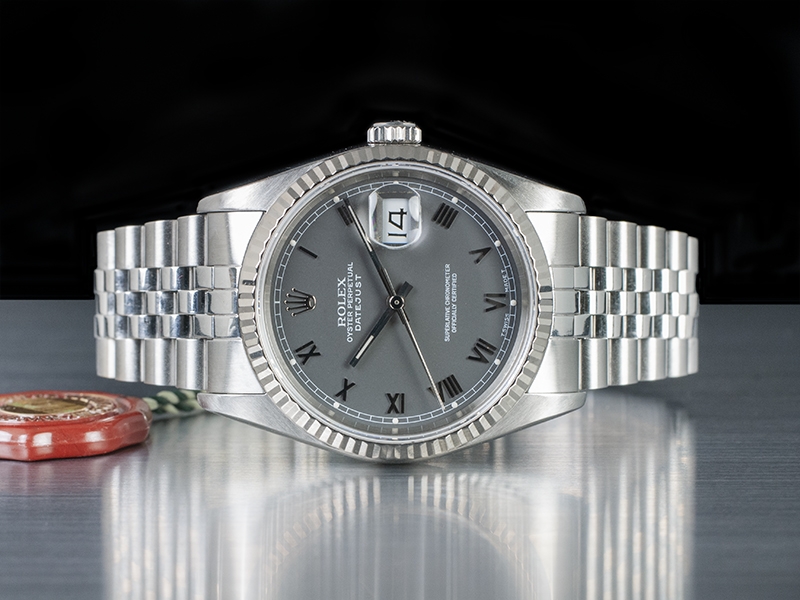 Rolex Datejust 36 Jubilee Grey/Grigio Watch 16234
