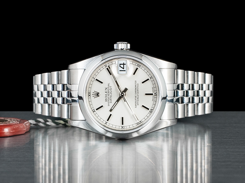 Rolex Datejust 31 Argento Jubilee Silver Lining Watch 78240