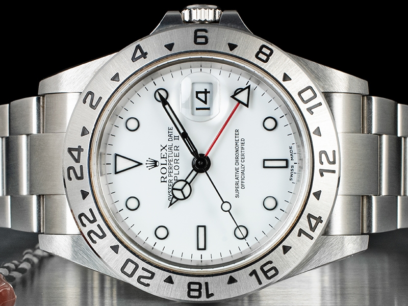 Rolex Explorer II SEL White/Bianco Full Set Watch 16570