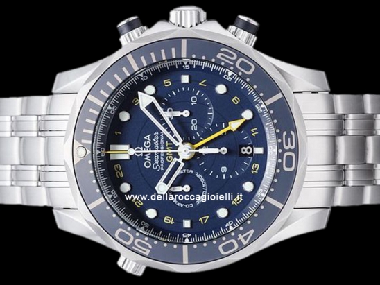 Омега (Omega) Seamaster Gmt Diver 300M Co-Axial Chronograph 212.30.44.52.01.001