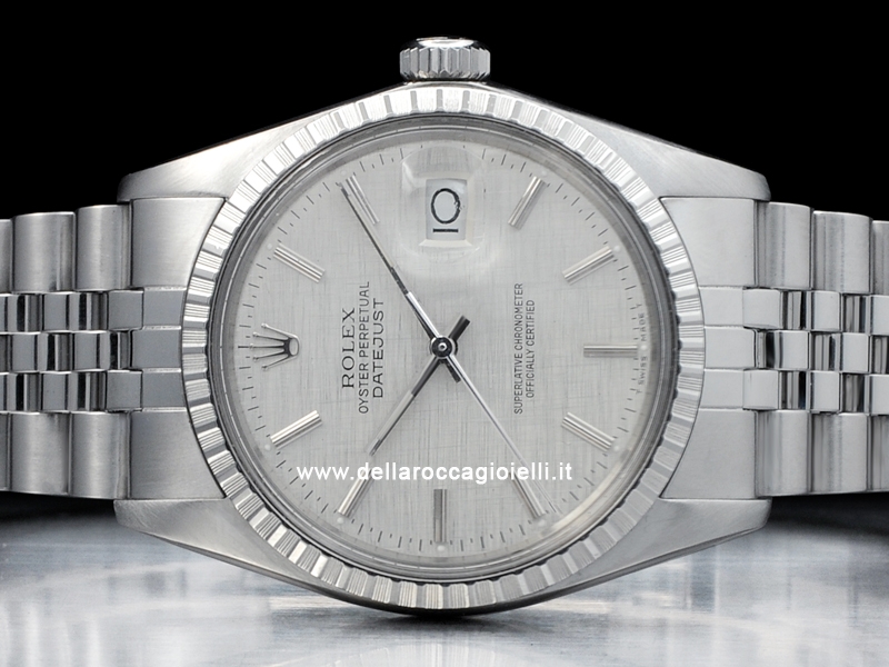Rolex Datejust 36 Argento Corteccia Jubilee Heavenly Horses Watch 16030