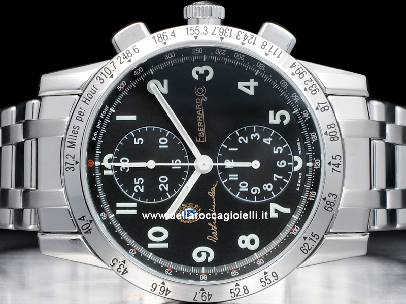 Eberhard \u0026 Co. Tazio Nuvolari Gold Car Grande Taille Watch 31038