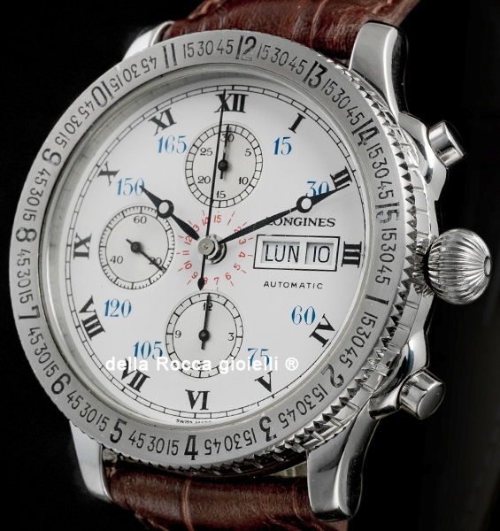 Longines Lindberg Hour Angle Chronograph Watch L26024