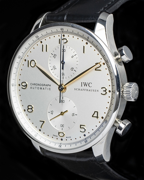 IWC Portoghese Cronografo Silver/Argento Watch IW371445
