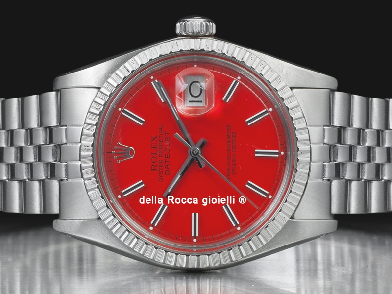 Rolex Datejust 36 Rosso Jubilee Ferrari Red Watch 1603