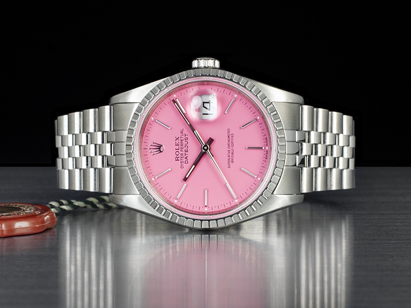 Rolex Datejust 36 Rosa Candy Jubilee Marshmallow Watch 16220