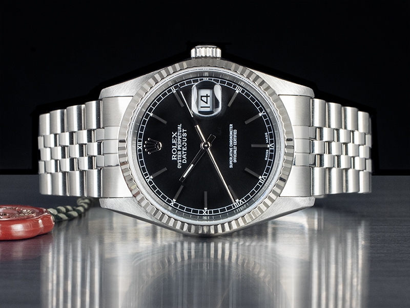 Rolex Datejust 36 Jubilee Black/Nero Watch 16234