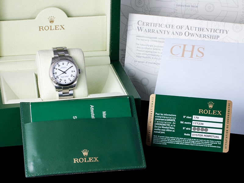Rolex Oyster Perpetual 31 Bianco Oyster 
